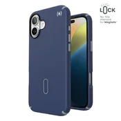shumee Ovitek Speck Presidio2 Pro ClickLock & MagSafe - iPhone 16 Plus (obalno modra / prašno siva / bela)