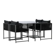 Komplet mize in stolov Dallas 4736