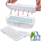 shumee OBLIKA ZA LEDENE KOCKE S POKROVOM 2x PLADENJ S POSODO BEL LED ZA PIJAČE