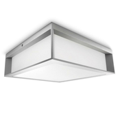 Philips - Zunanja stropna svetilka SKIES 2xE27/14W/230V IP44 siva