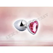 Metalni Butt Plug Kristal