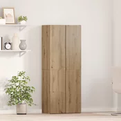 vidaXL pisarniška omara Set 2 Umetni hrast Inženirski les