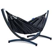 Potenza Stojalo TYTAN + viseča mreža 220x160 CARTAGO, črna, premium