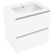Kupaonski element viseci Concepto+ Optima 61, bijeli, s 2 ladice
