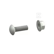 slomart BTRCC vijak 6x20. Vijak 6x20 + matica, pocinkana embalaža, E90 Sistem /100kos/