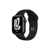 FixPremium - Silikonski športni pašcek za Apple Watch (42, 44, 45 in 49mm), crn