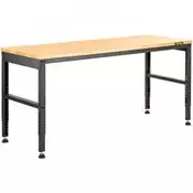 VEVOR Delovna miza nastavljive višine 1219x508x968 cm rjava