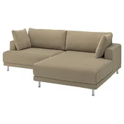 UPPAKRA Modularna sofa trosed, s lenjivcem, desno/Johanneshov smedebež