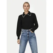 JDY Pulover Aubray 15244090 Črna Regular Fit