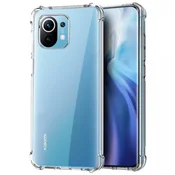 Silikonski ovitek ANTISHOCK za Xioami Mi 11T/11T Pro - prozoren