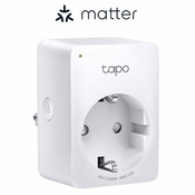 TP-Link Tapo P100M(EU)  Mini Smart Wi-Fi Socket, Matter