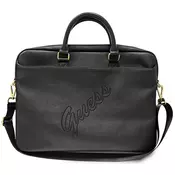 Guess Bag GUCB15PUSASBK 15 black Saffiano Script (GUCB15PUSASBK)