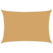 Vidaxl Senčno jadro 160 g/m2 pravokotno peščeno 2,5x3,5 m HDPE