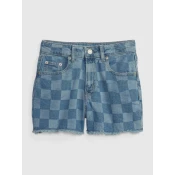 GAP Kids Denim Shorts High Rise Girlfriend Washwell - Girls
