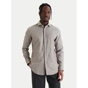HUGO Srajca Kason 50539775 Bež Slim Fit