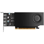 PNY NVIDIA A1000 8GB LowProfile PCI-Express 4.0 x16, LP8 GB GDDR6 128-bit 4x Mini DP 1.4 Installguide, Supportguide 4x mDP to DP adapter, 1x LP bracke