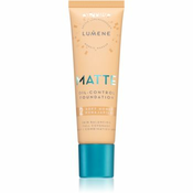 Lumene Nordic Makeup Matte fluidni puder za mješovitu i masnu kožu nijansa 2 Soft Honey 30 ml