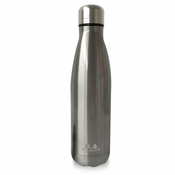 PURO Steklenica H2O termo n. jeklo 500ml srebrna