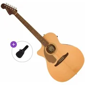 Fender Newporter Player LH Basic SET Natural Elektroakustična jumbo