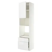 METOD / MAXIMERA Visoki element za ugradb uredaje, bijela/Ringhult bijela, 60x60x240 cm
