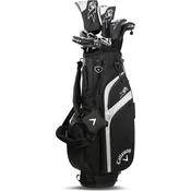 Callaway XR 26 Black/Silver Desna roka Jeklo Stiff +1 inch Golf set