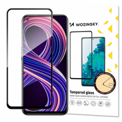 Kaljeno steklo za zaščito zaslona z okvirjem za Realme 8 5G / V13 5G črno