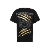 Plein Sport Majica Tiger Golden Scratch zlata/črna/bela