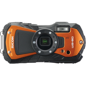 Kompaktni fotoaparat Ricoh WG-80, 16MPx, 28-140mm, Orange