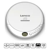 LENCO Prenosni CD MP3 predvajalnik anti-shock Silver