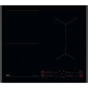 Vgradna indukcijska plošča 60 cm, AEG 7000 SenseBoil, TI64IB10FB