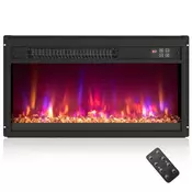 Northix 23-palčni električni kamin 1500 W daljinski upravljalnik