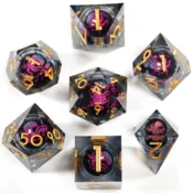 shumee Cthulhu RPG kocke po letu dni na Poljskem, komplet 7 tekočih kock