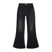 LEVIS ® Kavbojke Puddle Snap Flare črn denim
