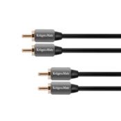 Krüger&Matz Kruger&Matz RCA kabel - profesionalni avdio kabel