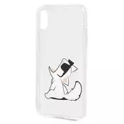 Karl Lagerfeld ovitek Fun Eaten Apple No Rope Hard Case za iPhone X/XS KLHCPXCFNRC