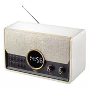 Prenosni retro radio prijemnik RRT5B 2x5W, FM, USB, microSD, Bluetooth, baterija 3000mAh
