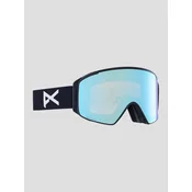 Anon M4s Cylindrical Black (+Bonus Lens) Goggle perceive variable blue