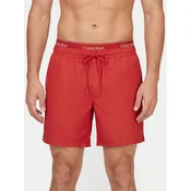 Calvin Klein Swimwear Kratke kopalne hlače ESSENTIALS  rdeča