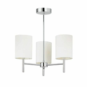Endon 56642 - Luster na stalku BRIO 3xE14/40W/230V sjajni hrom/bela