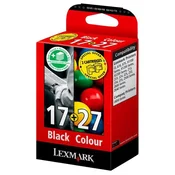 LEXMARK 80D2952, originalna tinta, crna + šarena