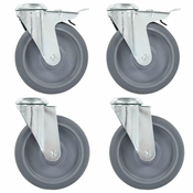 Okretni kotacici s otvorom za vijke 4 kom 125 mm
