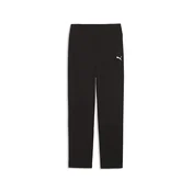 Puma ESS ELEVATED HIGH WAIST STRAIGHT LEG RIB PANTS G, hlače o., črna 691722