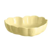 Heart-shaped baking dish, ceramics, 26.5x24.5cm/1.8L, Vanilla - Emile