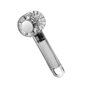 INF Prozoren ročni hladilni ventilator Type-C, 3-stopenjski, 2000mAh Black, (5000286579)