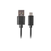 Lanberg Kabel USB Lanberg 2.0 Macho/USB C Macho Quick Charge 3,0 0,5m Negro, (21091098)