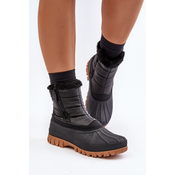 Lee Cooper Womens Fur Insulated Snow Boots LCJ-24-44-2866 Black