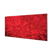 tulup.si Zidna obloga za kuhinju Red trikotniki vzorec 140x70 cm