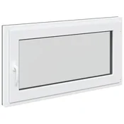 Vidaxl Okno za klet RISOR 110 x 70 cm PVC in steklo Antracit