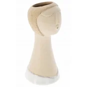 shumee Dekorativna porcelanasta vaza v obliki ženskega obraza, 22x9,5x9,5 cm