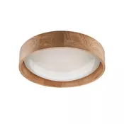 Brilagi - prigušiva plafonska svetiljka MANAROLA LED/24W/230V hrast + daljinski upravljac